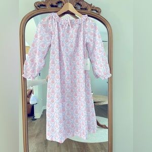 NWT Cecil & Lou Girls Nightgown Pink Trees Size 10 Christmas Pajamas